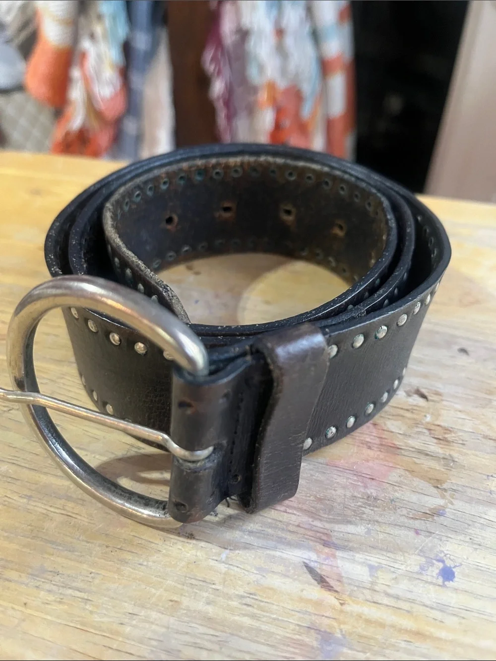 Aeropostale Brown Belt Leather size M